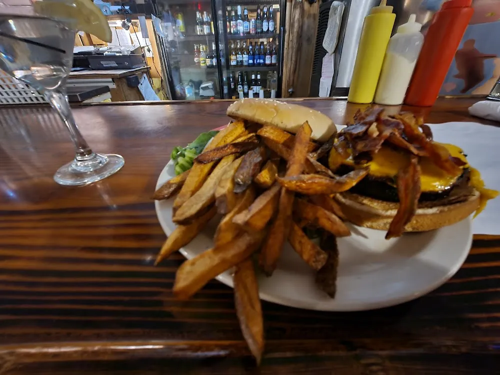 Hamburger and Fries